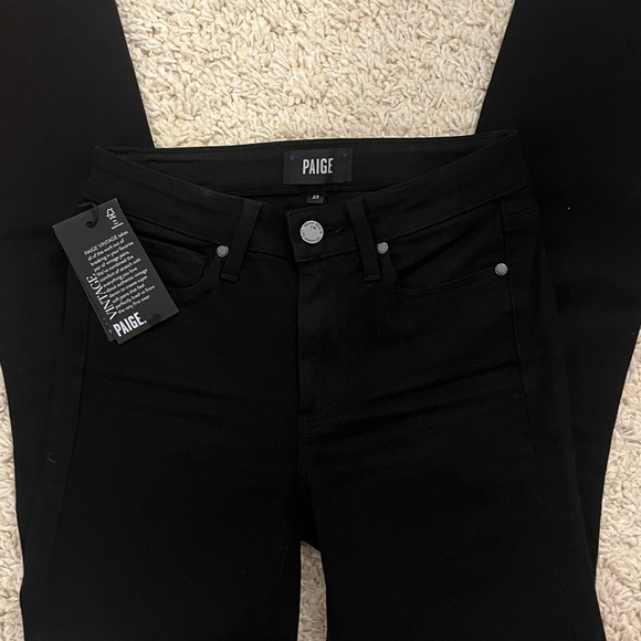 PAIGE Women's Black Stretch Jeans - Picture 8 of 8